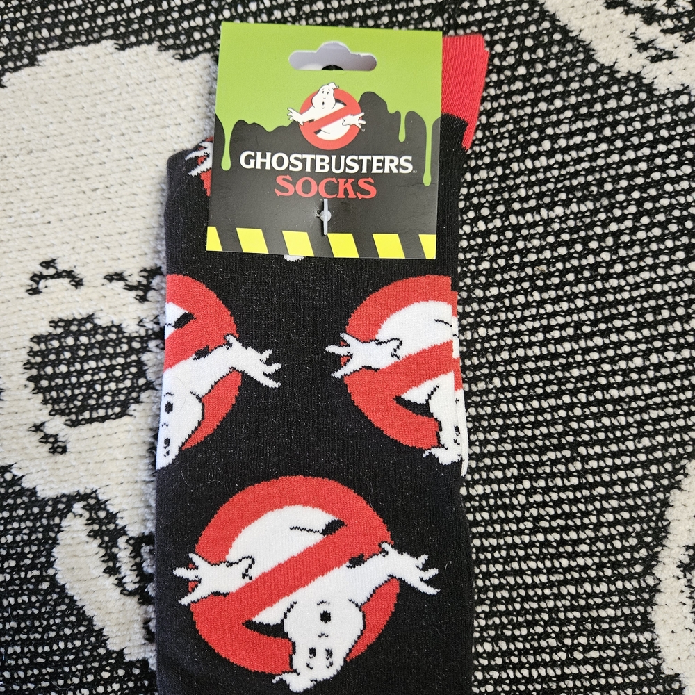 Ghostbusters Black and Red Socks